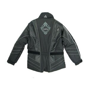 Agora Black Leather Jacket Size S